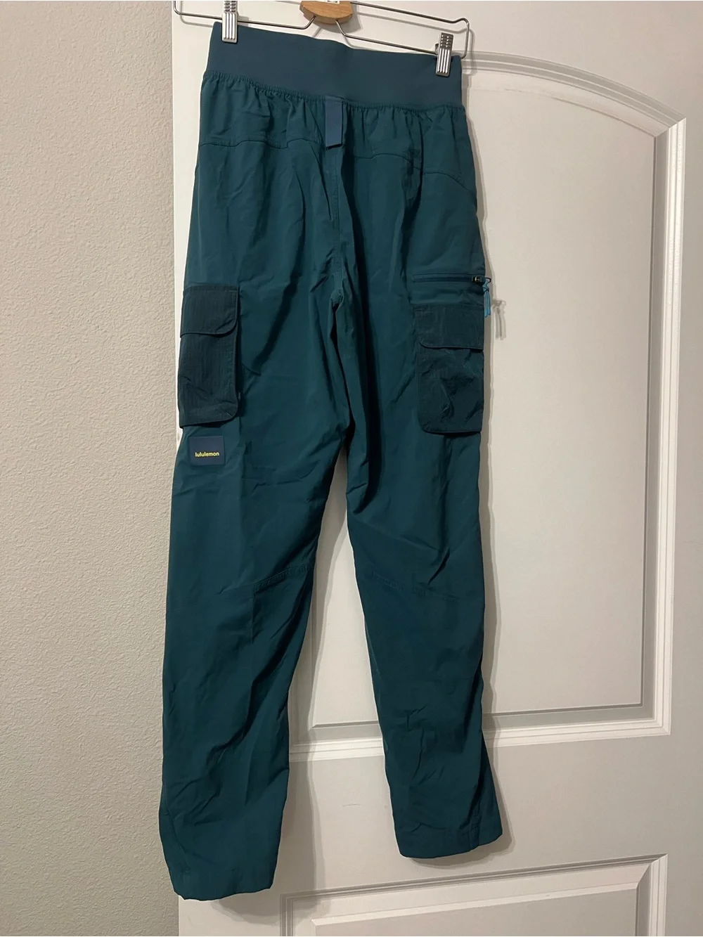 Lululemon Cargo High-Rise Lined Hiking Pant—Green Jasper